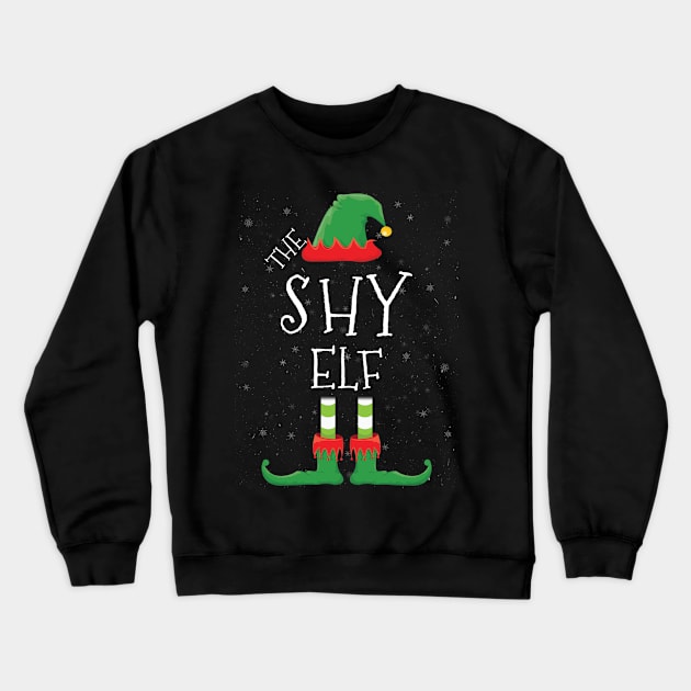 SHY Elf Family Matching Christmas Group Funny Gift Crewneck Sweatshirt by tabaojohnny